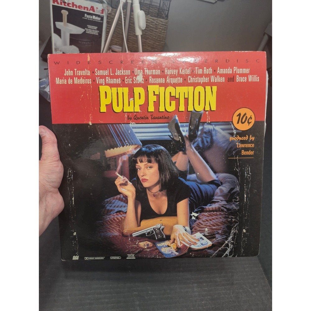 Pulp Fiction LaserDisc Widescreen 2-Disc Set 3614 AS Miramax 1994 THX